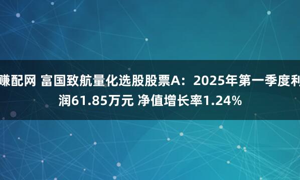赚配网 富国致航量化选股股票A：2025年第一季度利润61.85万元 净值增长率1.24%